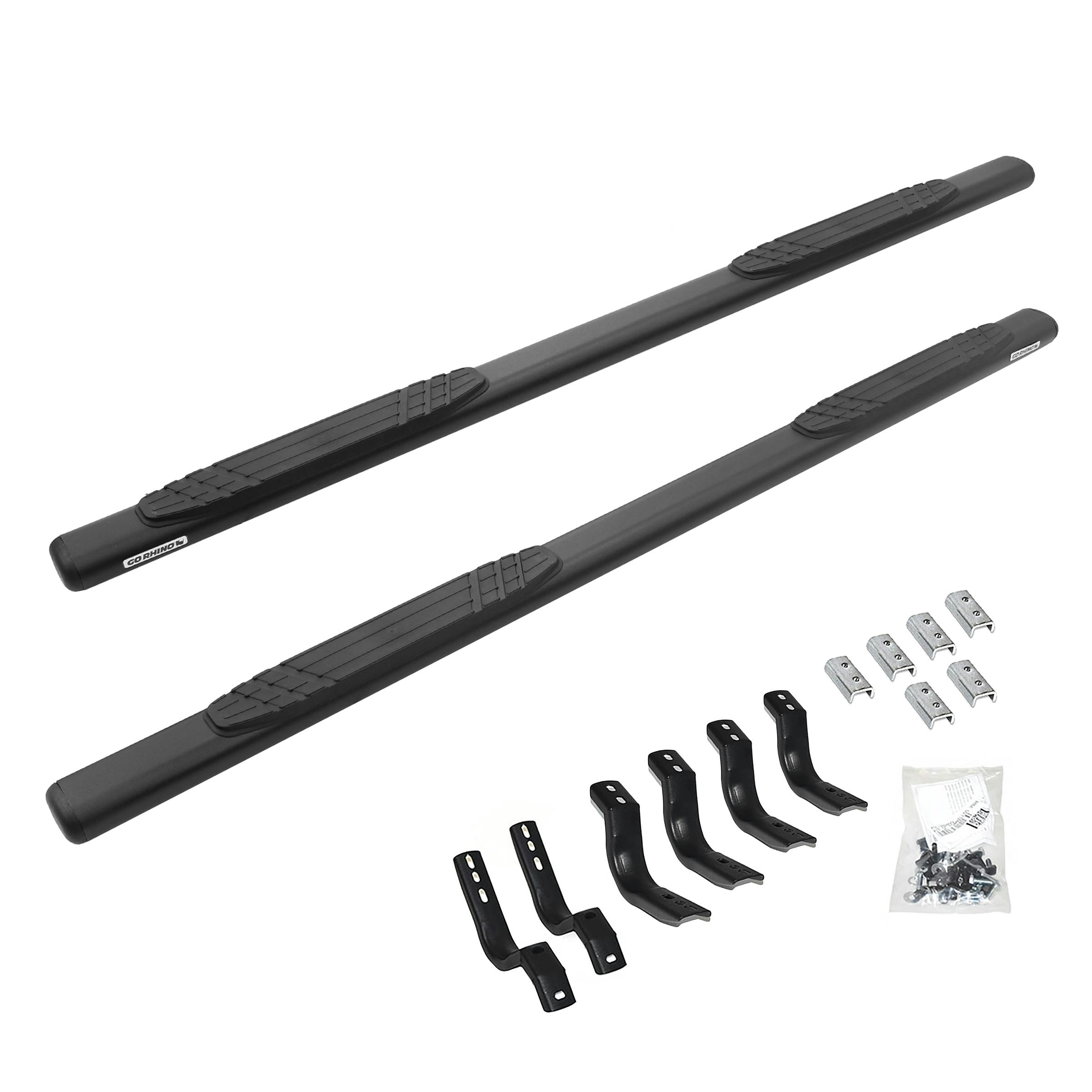 Go Rhino 684403580T 4" OE Xtreme Side Steps with Mounting Brackets Kit