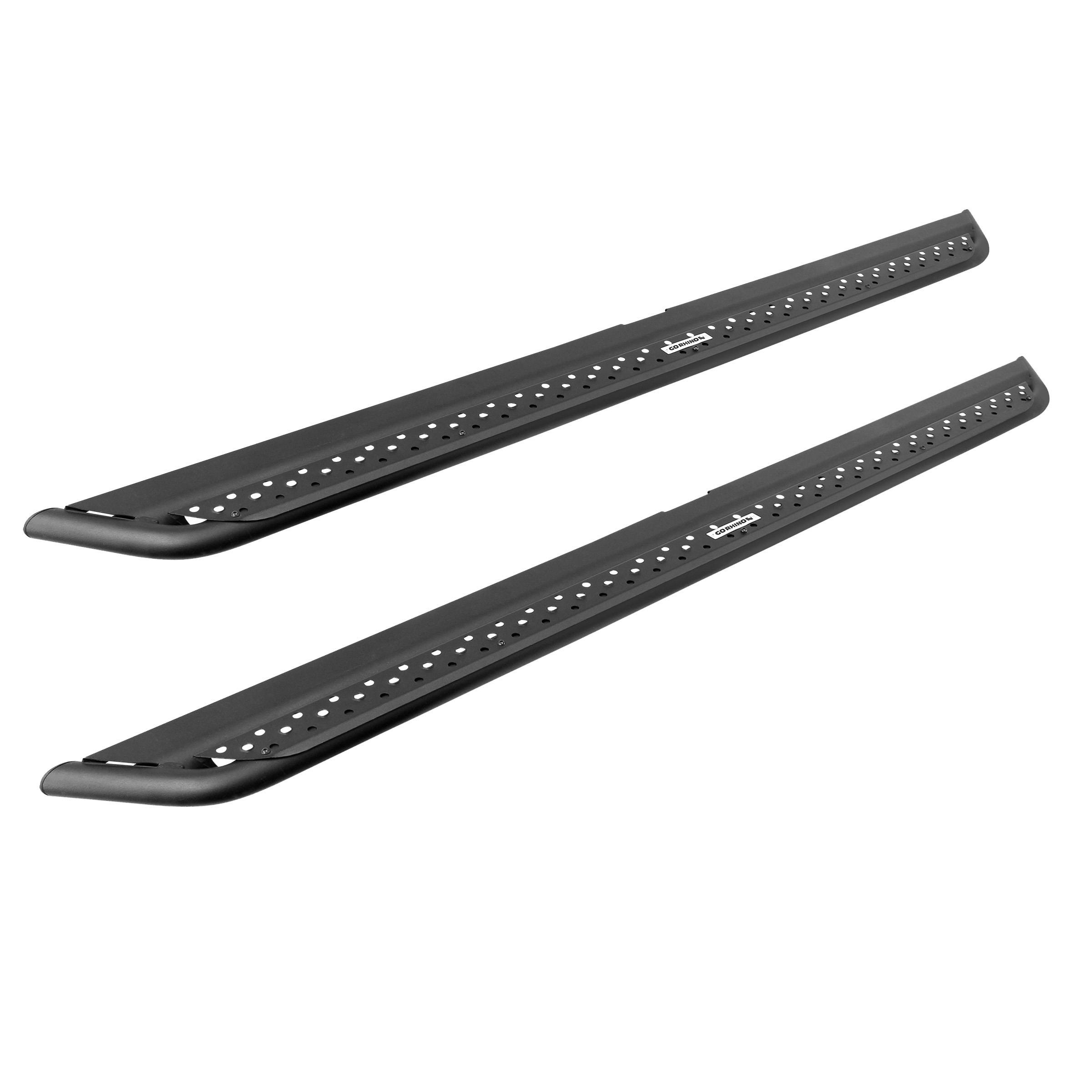 Go Rhino DSS4029T Dominator Xtreme DSS Side Steps with Rocker Panel Mounting Bracket Kit