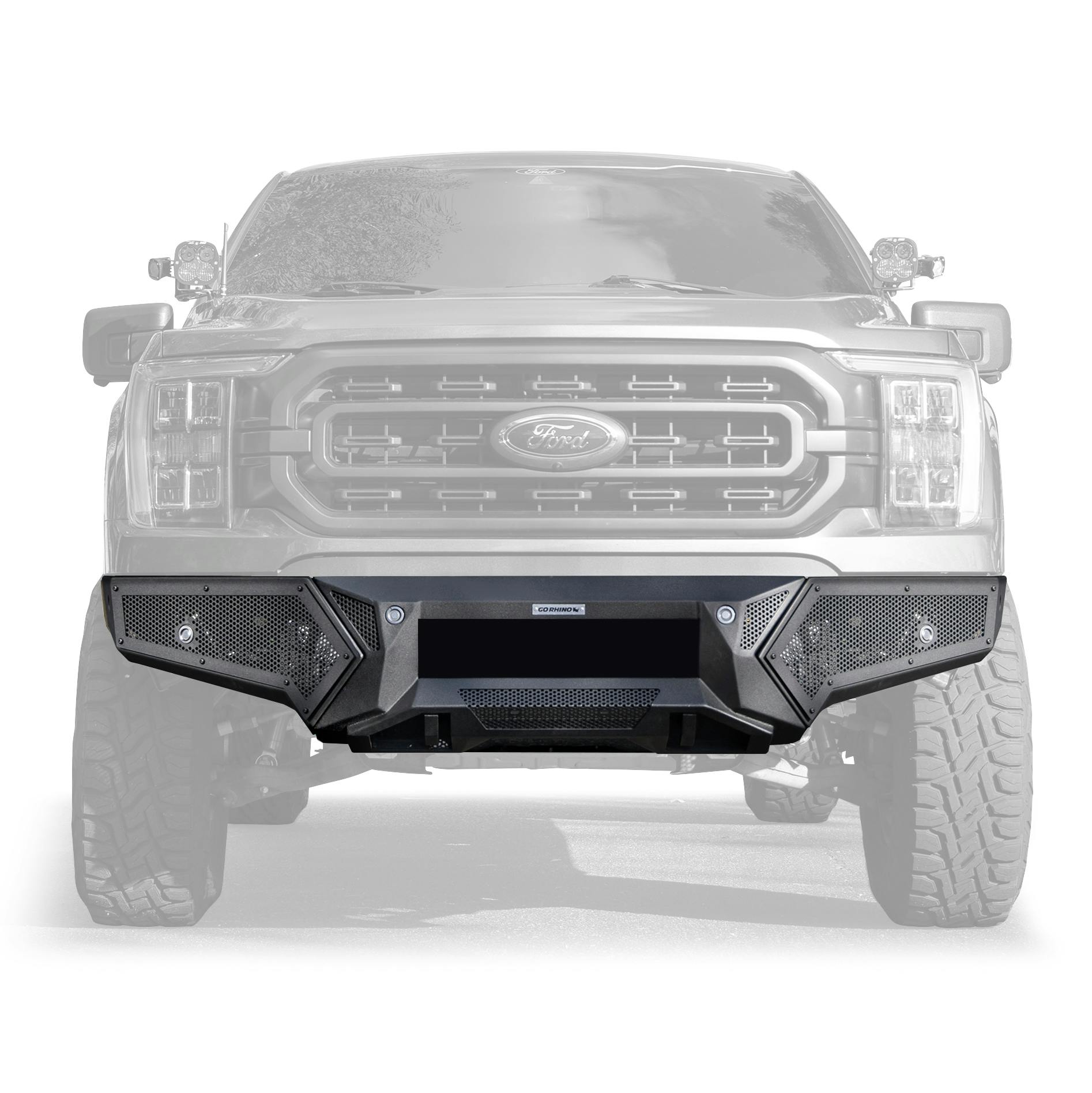 Go Rhino 34398T Element Front Bumper with Fixed Light Bar Mount