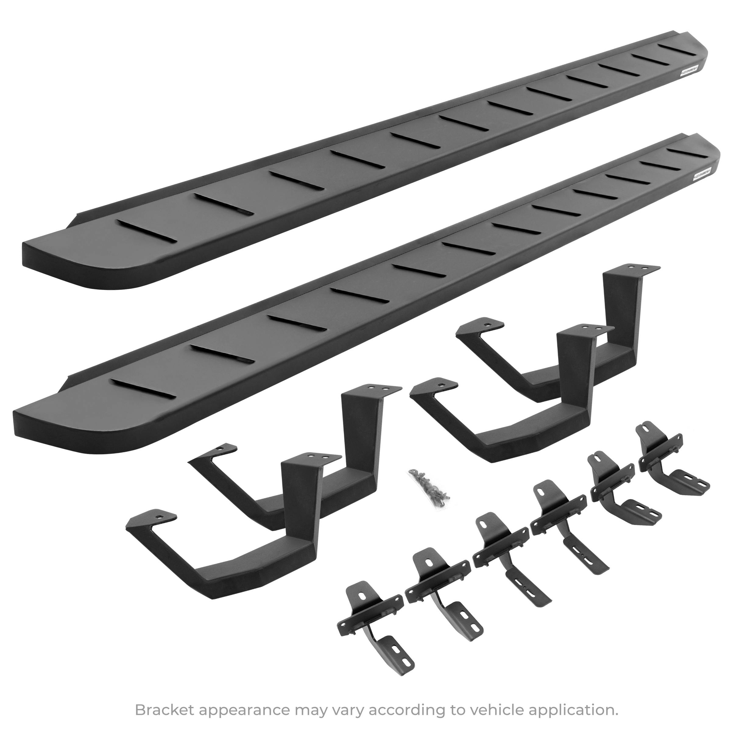 Go Rhino 6345067320PC RB10 Running Boards with Mounting Brackets, 2 Pairs Drop Steps Kit