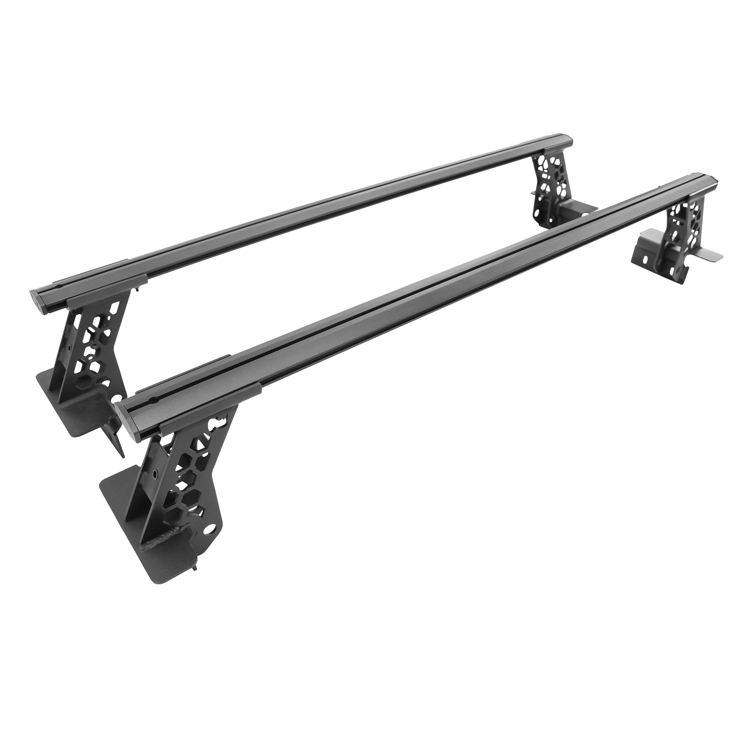 Go Rhino 5935000T XRS Cross Bars - Truck Bed Rail Kit for Mid-Sized Trucks without Tonneau Covers