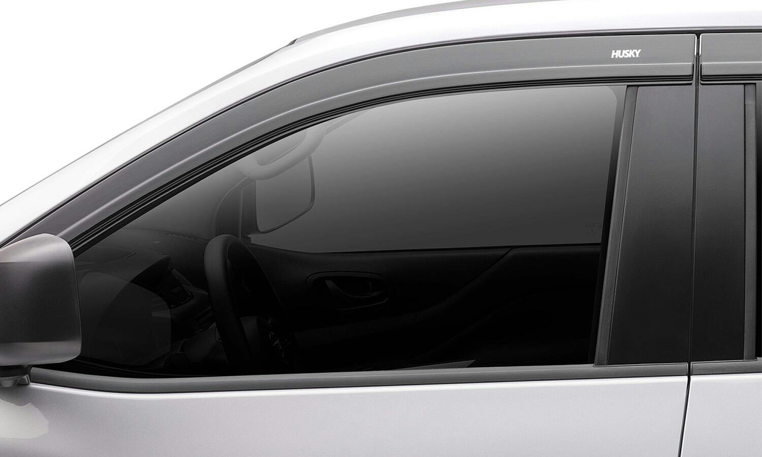 Husky Liners 2854112 Low Profile Ventvisor Deflector; Smoke; Outside Mount; 4 pc.