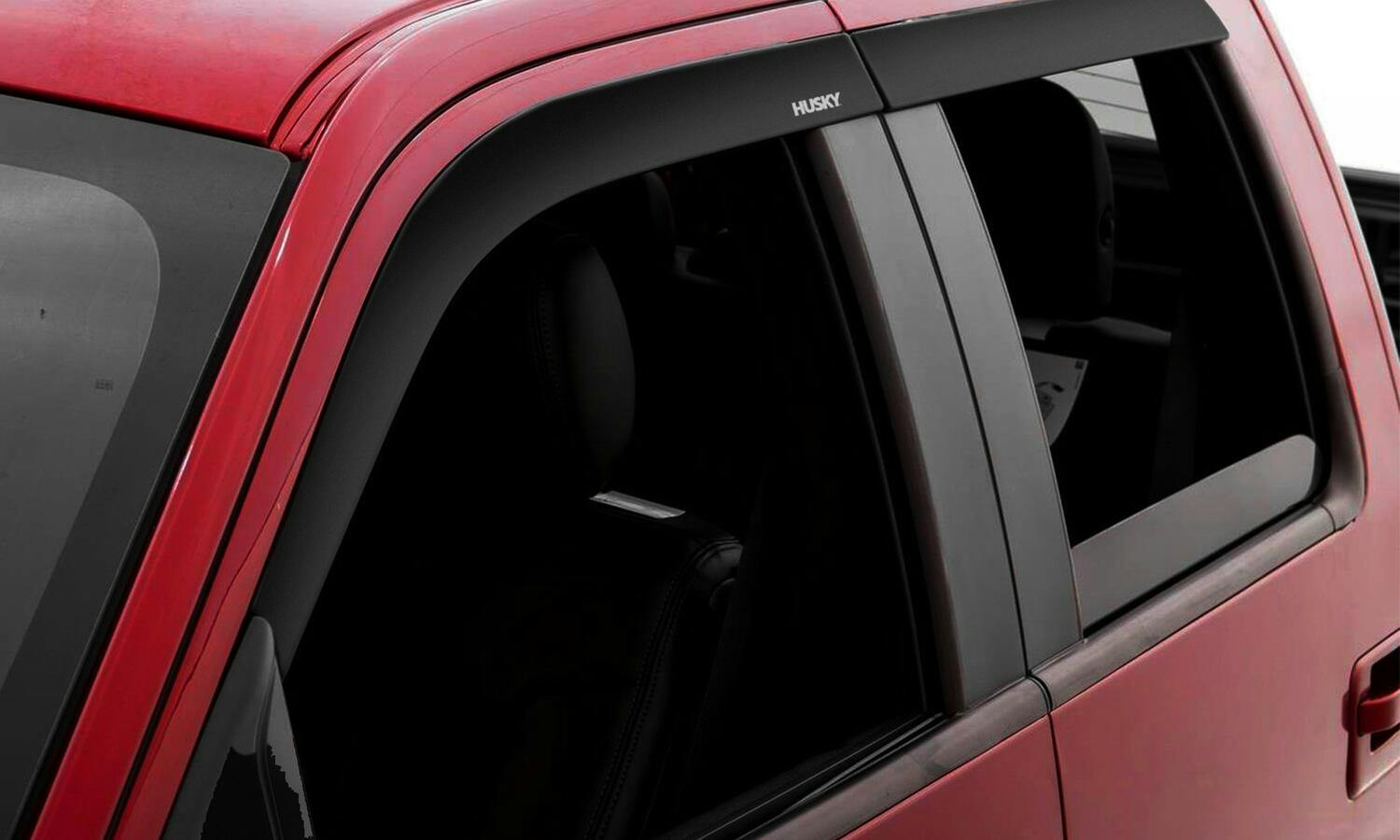 Husky Liners 2854002 Low Profile Ventvisor Deflector; Smoke; Outside Mount; 4 pc.