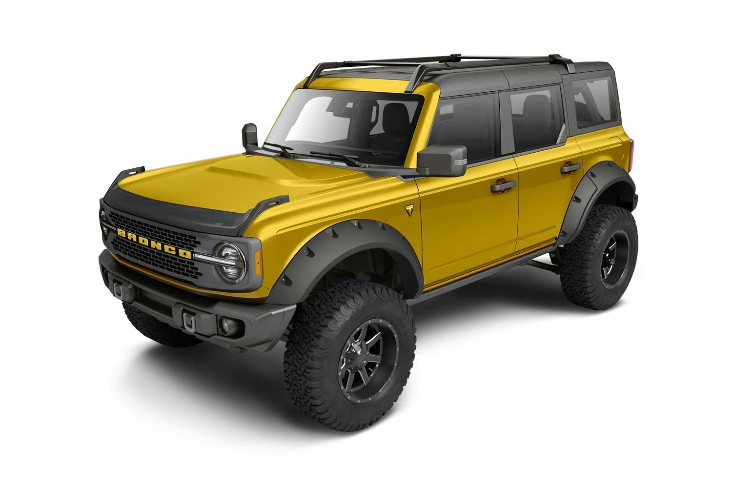 Husky Liners 2877183 Aeroskin Hood Protector; Matte Black Low Profile
