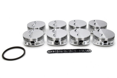 SBC Flat Top Piston Set 194340