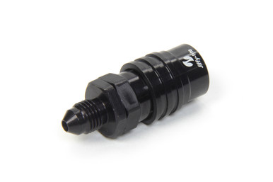 Q/R #3 Male Str to #3 Socket Valved Black 21403J