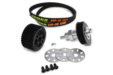 Jones Racing HTD Water Pump Drive Kit SBC 604 Crate 2010-RA-604