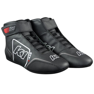 K1 Racegear Shoe GTX-1 Black / Grey Size 10.5 24-GTX-N-105