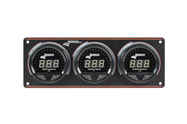 Longacre Waterproof LED 3 Gauge Panel OP/WT/FP 52-44662