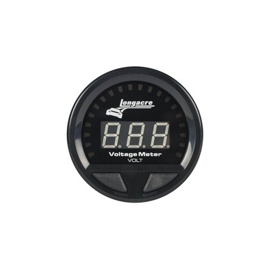 Longacre Waterproof LED Volt Gauge 8-18v 52-46862
