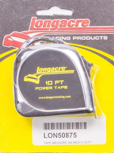 Longacre Tape Measure 10' x 3/4in 52-50875