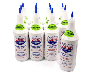 Lucas Oil Power Steering Stop Leak Case 12x1 Qt LUC10011-12