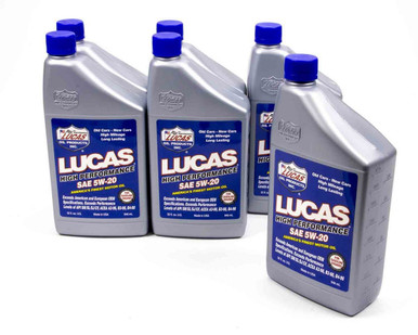 Lucas Oil SAE 5w20 Motor Oil 6x1 Quart 10516