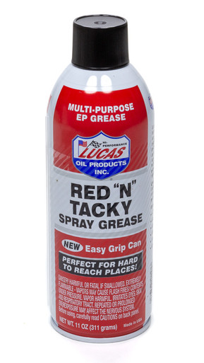 Lucas Oil Red-N-Tacky Spray Grease 11 Oz. LUC11025