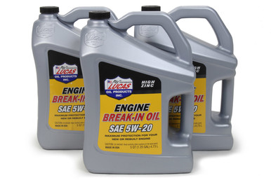 Lucas Oil SAE 5w20 Break-In Oil Case 3 x 5 Quart 11034