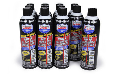 Lucas Oil Parts Cleaner & Degrease r Case 12x16oz 11115