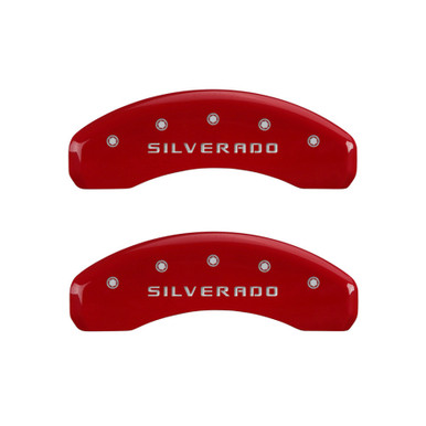 14- Silverado 1501 Caliper Covers Red MGP14005SSILRD