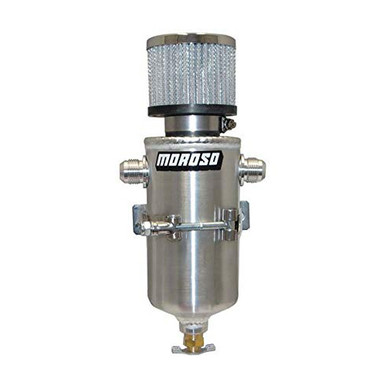 Moroso Breather Tank w/2 #10an Male 85468