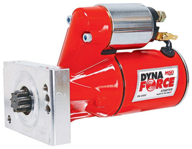 MSD DynaForce Starter 3.4 HP Gear Reduction 4.4:1 Red 153/168 Tooth Flywheels 5095