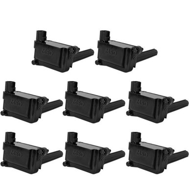 MSD Ignition Blaster Coil-On-Plug Set of 8 Black for 2005-2016 Dodge Hemi 5.7L/6.1L Engines 825583