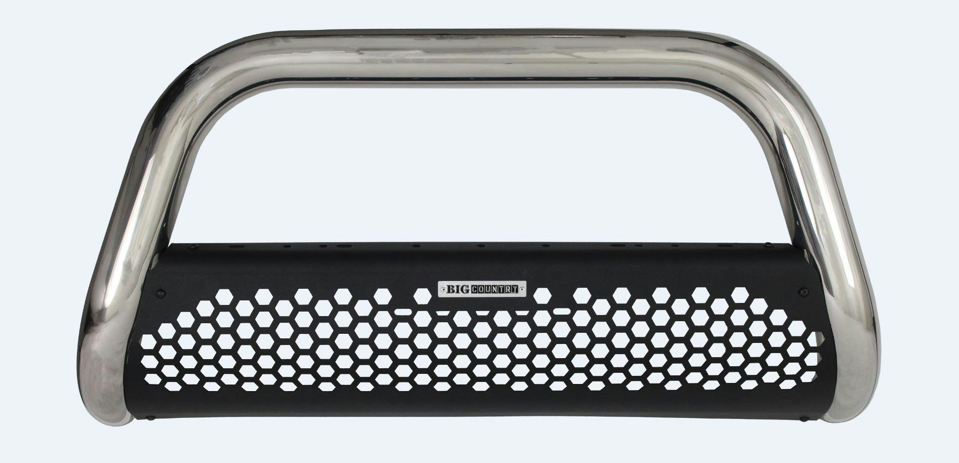 Big Country Truck Accessories 5228824 New Style Dakar Pro Bull Bar - Complete Kit with Mounting Kit - Stainless Steel
