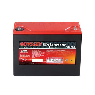 Battery 500CCA/650CA M6 Stud Terminal ODS-AGM40E