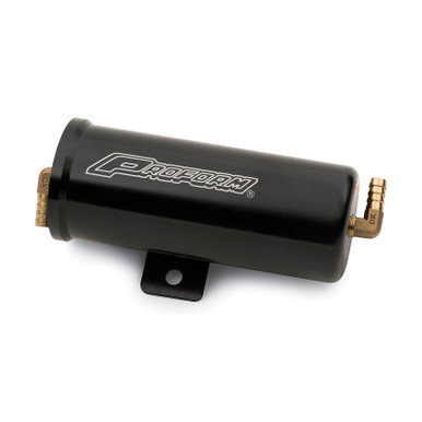 Proform Radiator Overflow Can Billet Black Finish 69527