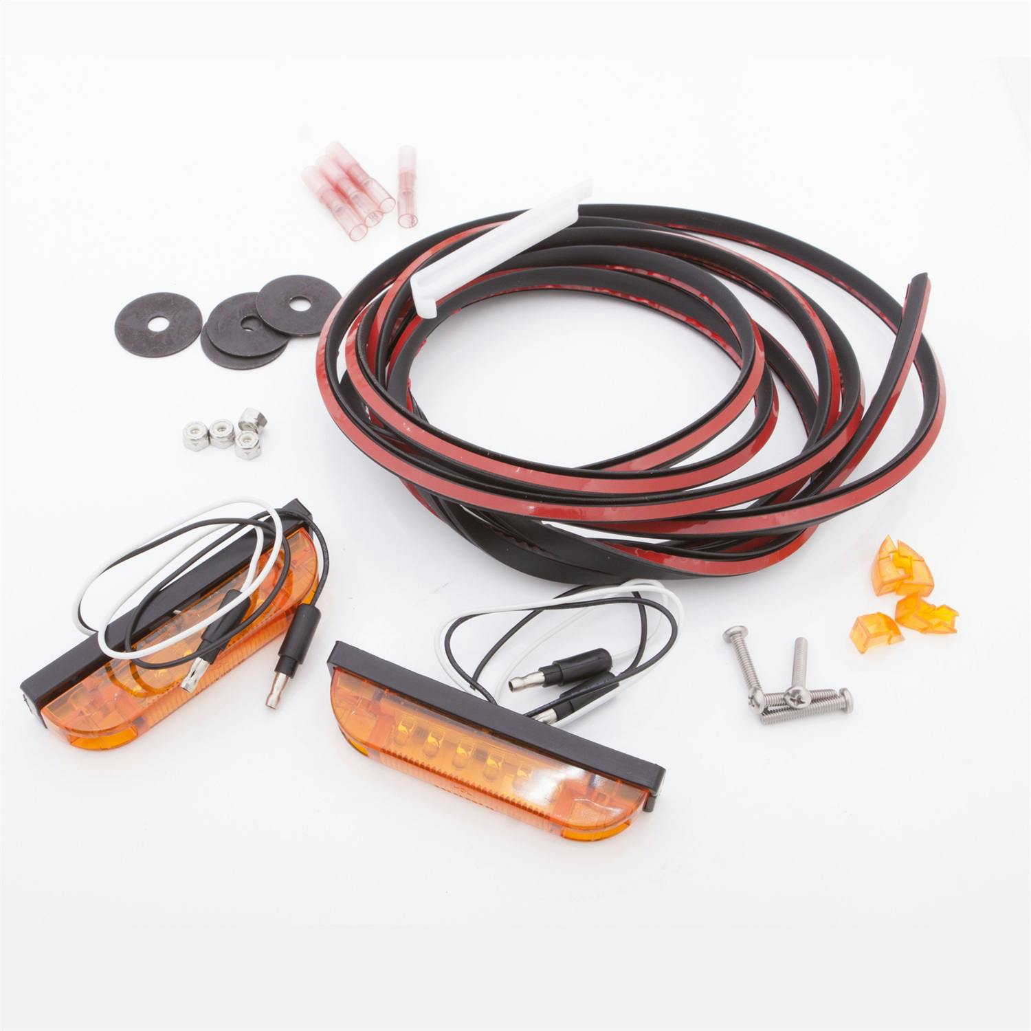 Bushwacker PK1-LT1-0001 LED Marker Light Kit-2 Wire; For Use w/Flat Style Flares