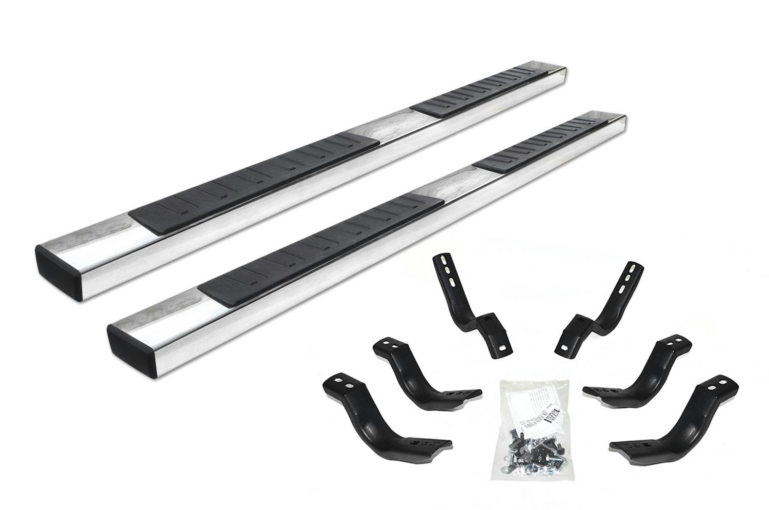 Big Country Truck Accessories 3962030526 6" Widesider II Side Steps - Complete Kit with Brackets