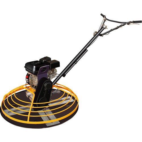Walk-behind Power Trowel 37" Concrete Power Trowel with Powerful Motor and Four Power Trowel Float Blades, Effort-Saving Concrete Power Trowel Machine with Handle/Emergency Stop Function