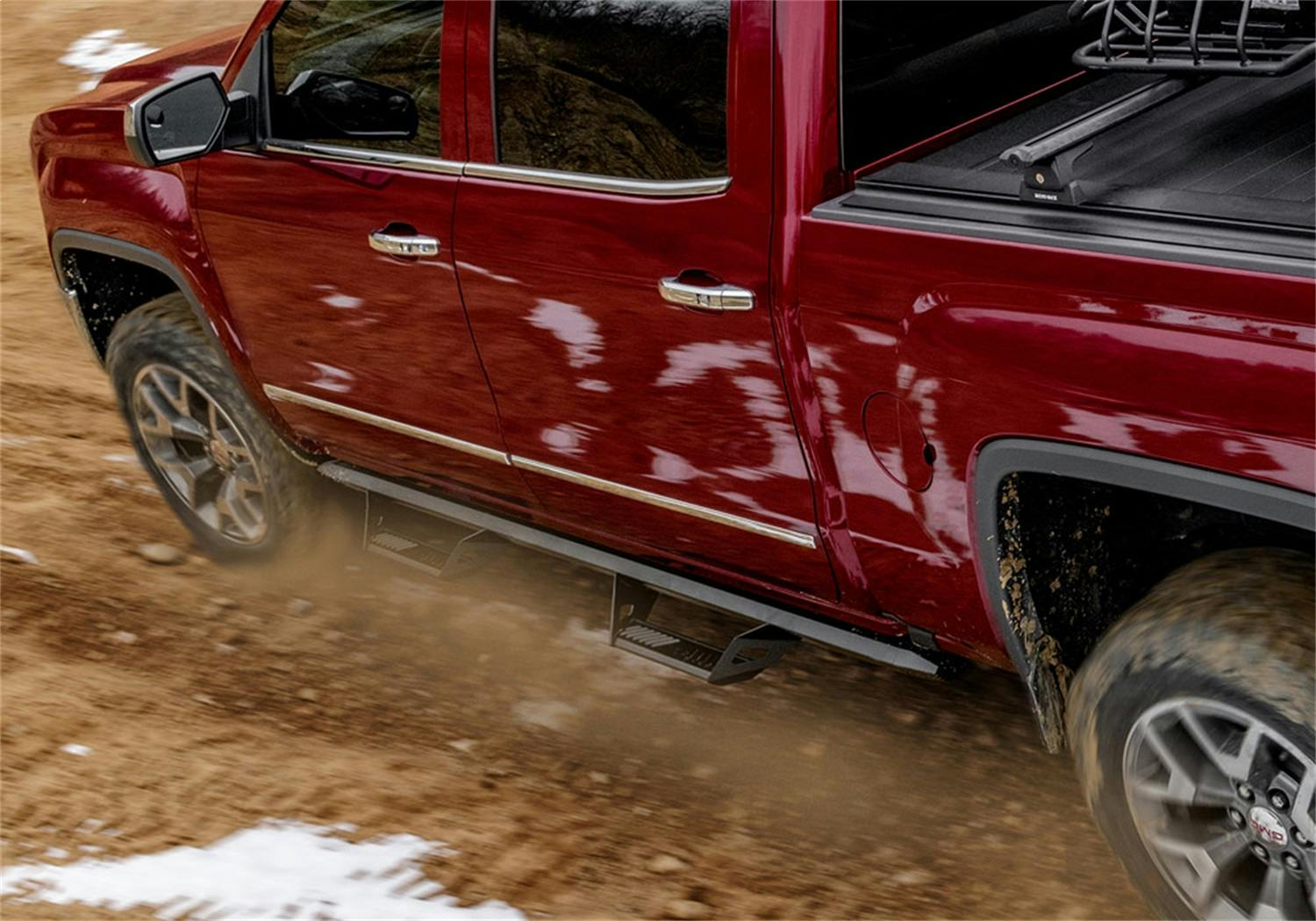 N-FAB PRD1977CC-TX Predator Pro - Cab Len (2 Steps) - 19-26 (New Body Style) Ram 1500 Crew - TX Blk