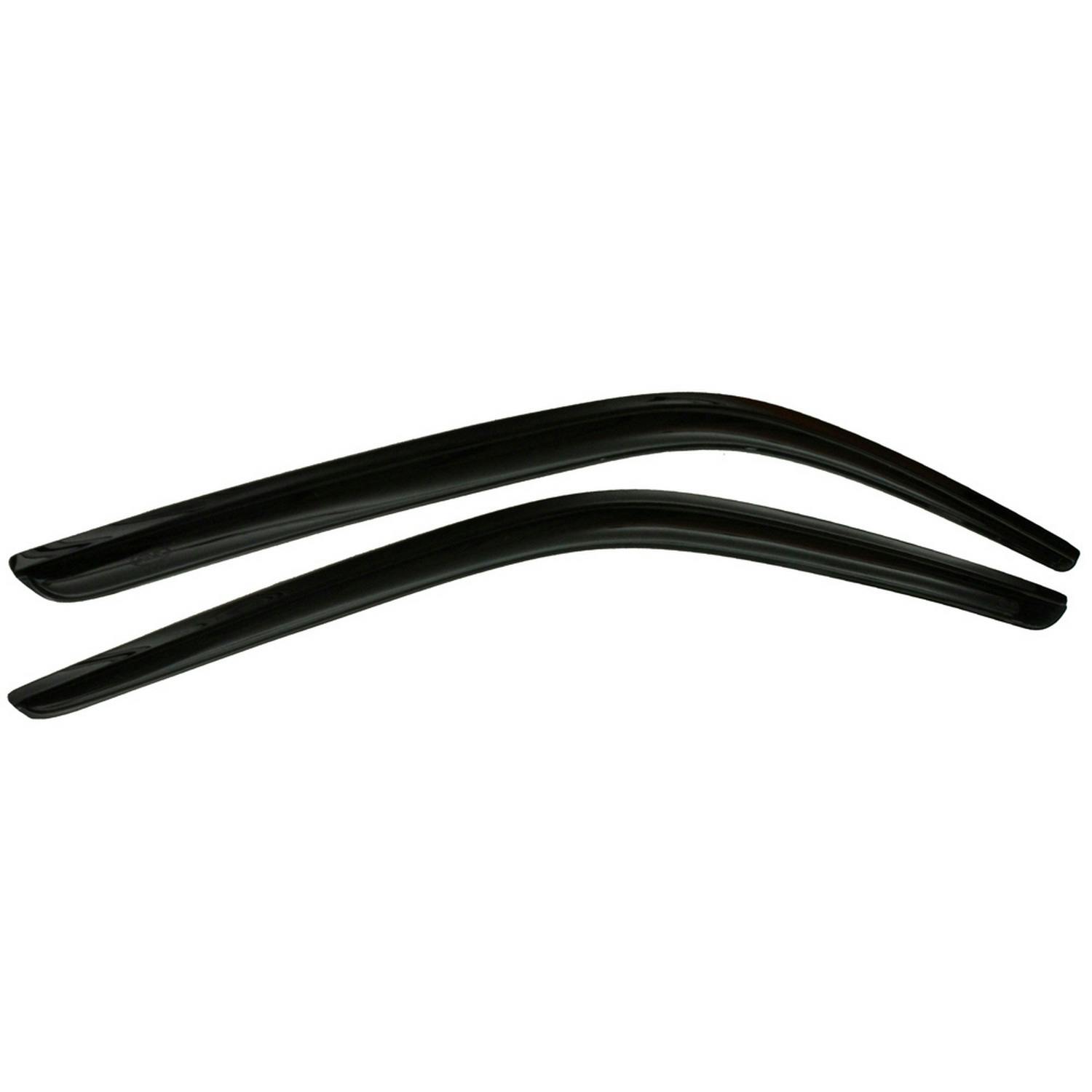 AVS 92814 Ventvisor Deflector; Smoke; Outside Mount; 2 pc.