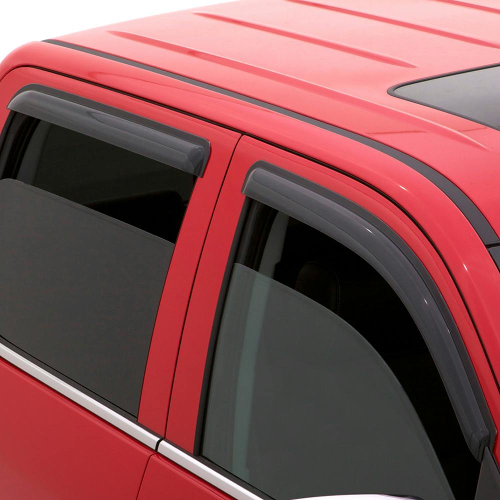 AVS 94008 Ventvisor Deflector; Smoke; Outside Mount; 4 pc.