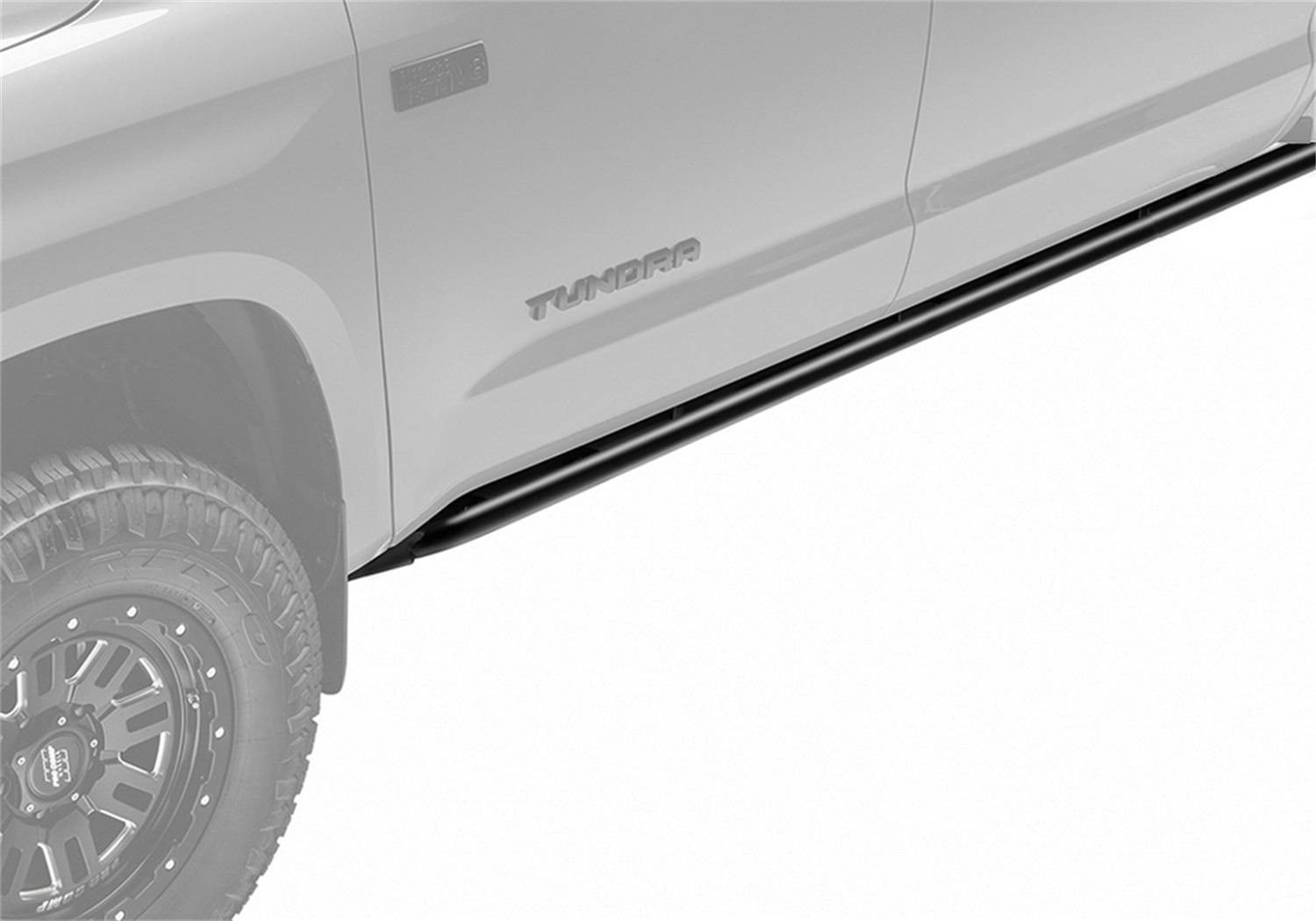 N-FAB F194RKRCC RKR Rails - Cab Len (2 Steps) - 19-26 Ranger 5' SuperCrew - TX Blk