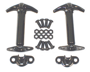 Hood Catch KitBlack 4 1-95 Jeep CJ/Wrangler YJ RUG11210.01