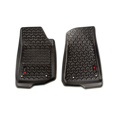 Front Floor Liners Black 18-Jeep Wrangler JL RUG12920.36
