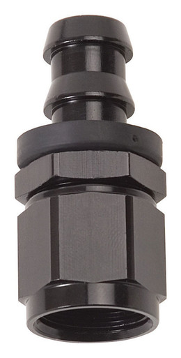 Twist-Lok Hose End #8 Str Black 624023