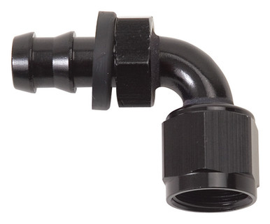 Twist-Lok Hose End #8 90 Deg Black 624173