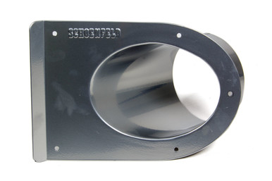Schoenfeld Tail Pipe Saver 4in Silver 45 Degree 400TSS-45