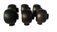 Rod End Boot Studded 3/8 -7/16-10mm-12mm RERS2B6PK