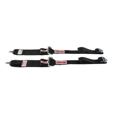 Simpson Shoulder Harness HANS Ind CL P/D Black 33010BK