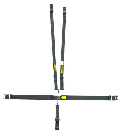 5pt Harness System SFI LatchLink Black HANS sr 76050H