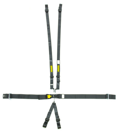 6pt Harness System SFI LatchLink Black HANS sr 76560H
