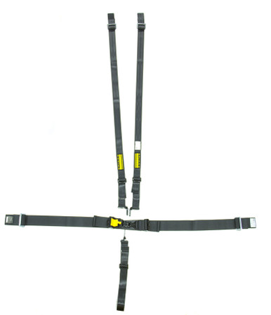 5pt Harness System SFI LatchLink Black HANS sr 76751H
