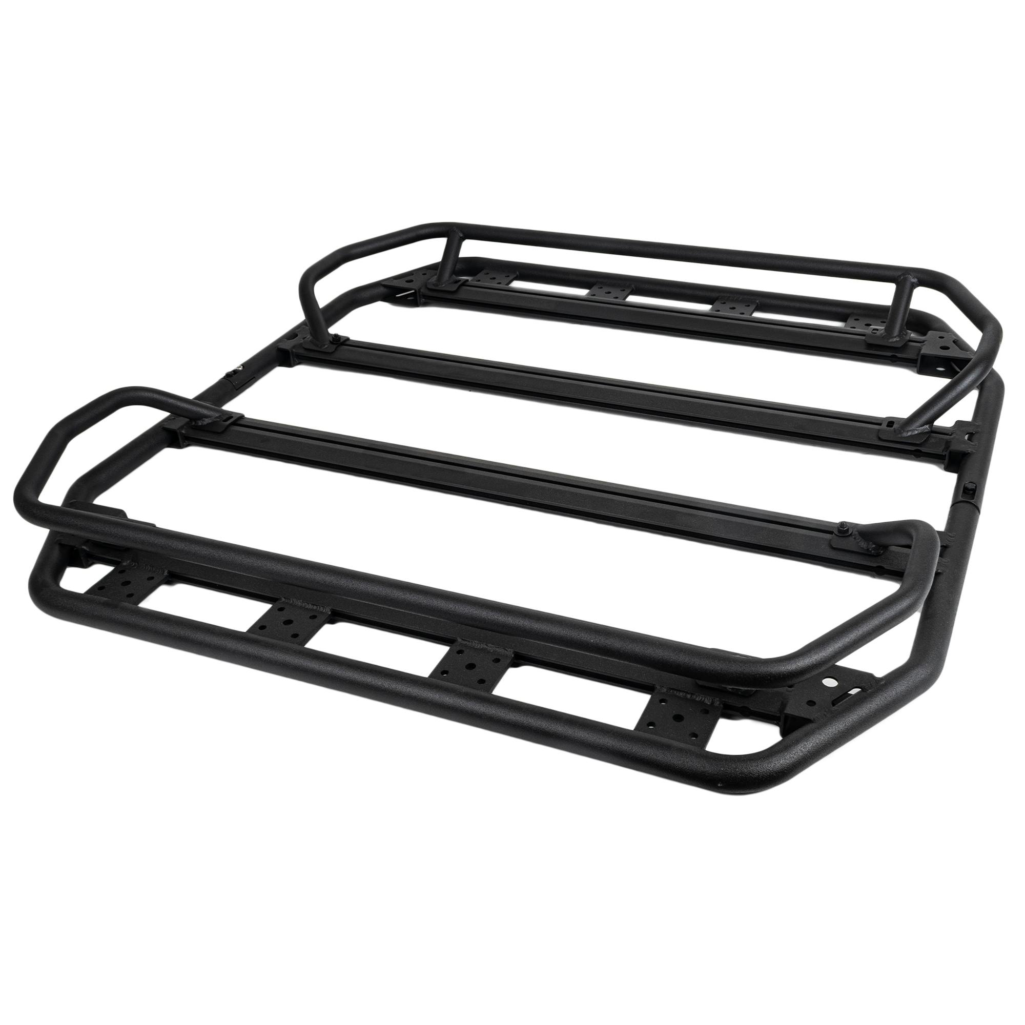Go Rhino 5933544T SRM300 40" Long x 40" Wide Flat Platform Rack with Quad Overland Rail Kit