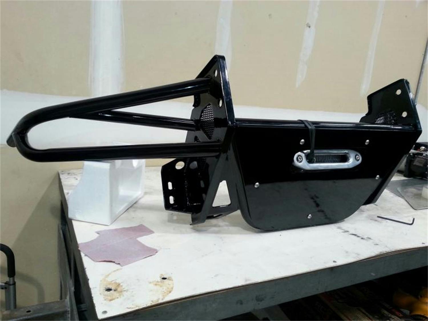 N-FAB T052LRSP RSP PreRunner Front Bumper - Direct Fit (2-30" Rigid E) - 05-15 Tacoma-Gloss Blk