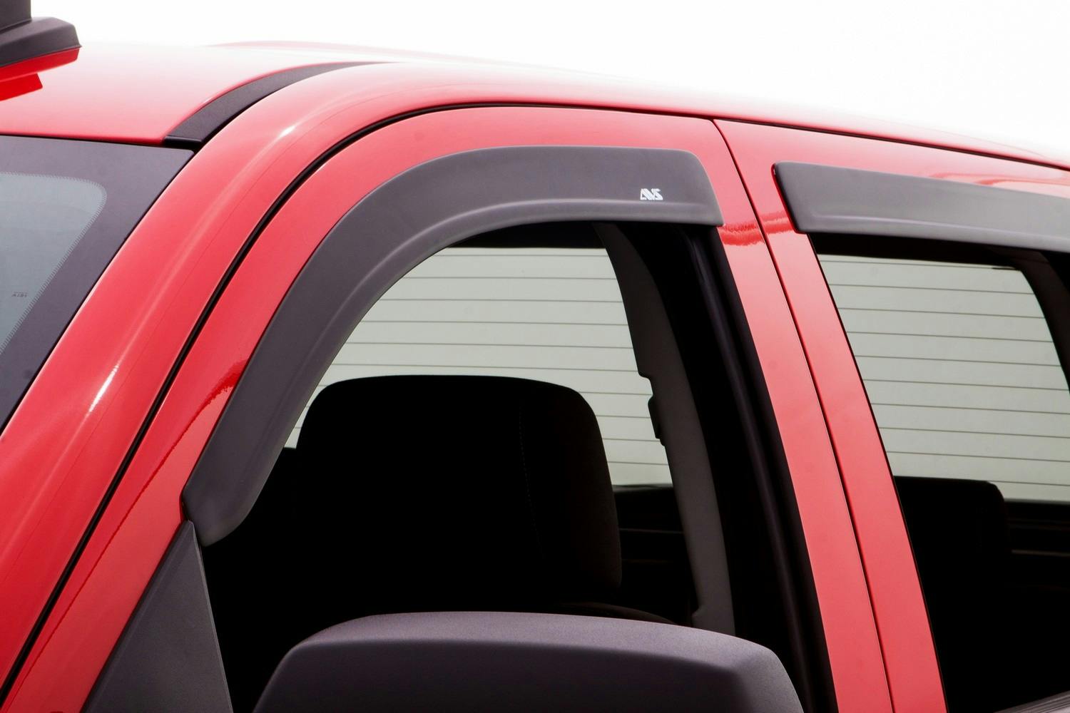 AVS 774033 Ventvisor Deflector; Matte Black; Low Profile; Outside Mount 4 pc.