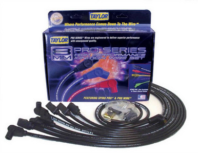 SBC 8MM Pro Race Wires- Black 76028