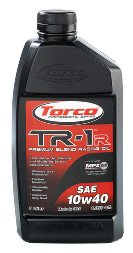 Torco TR-1 Racing Oil 10w40 Case/12-1 Liter A141040C