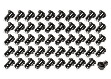 Oval Head Button Alum Black .500 Long 50 Pack CH-4401-50BLK